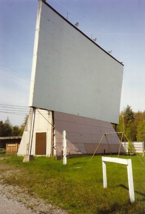 Tawas Drive-In Theatre - SCREEN TOWER FROM JIM